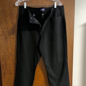 NYDJ Women's standard black skinny jeans in sure stretch